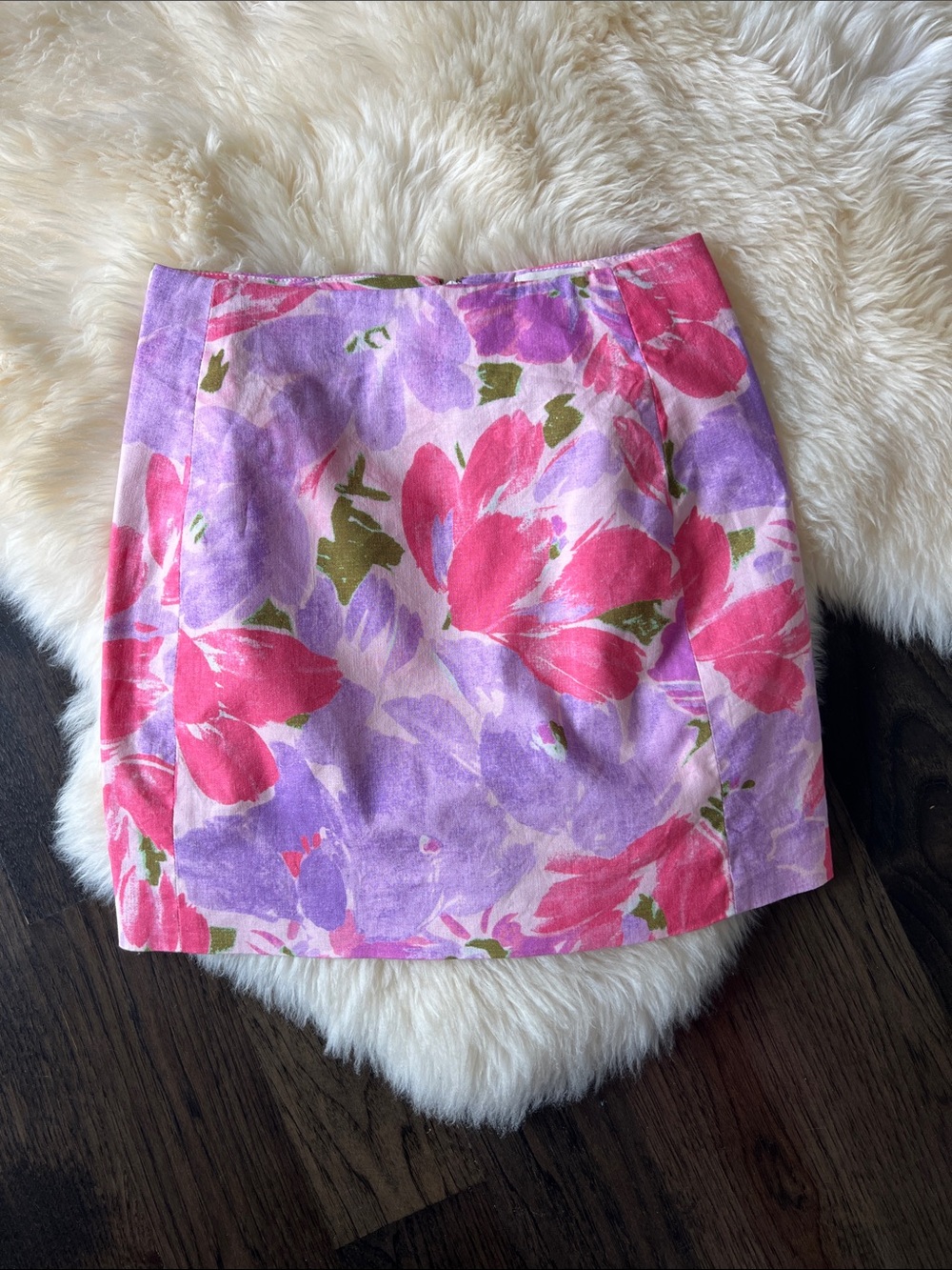 Sezane Malia Skirt 34 Flower Print